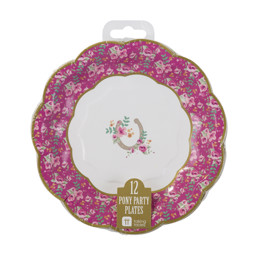 Show details for Pony Party Paper Plates Picture of Pony Party Paper Plates