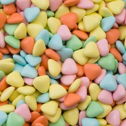 Show details for Mini Dragee Hearts Multi Coloured Picture of Mini Dragee Hearts Multi Coloured