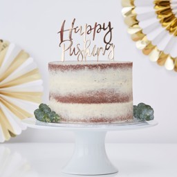 Picture of Happy Pushing Cake Topper