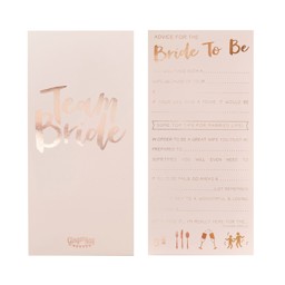 Picture of Team Bride Advice Cards
