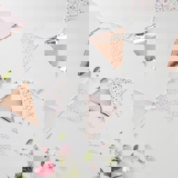 Show details for Rose Gold Ditsy Floral Bunting Picture of Rose Gold Ditsy Floral Bunting