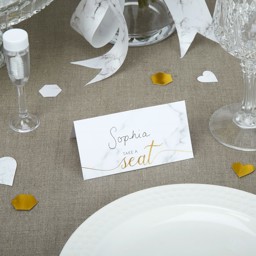 Show details for Place Cards - Scripted Marble Picture of Place Cards - Scripted Marble
