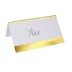 Picture of White & Gold Place Cards