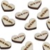 Picture of Wooden Hearts Mr & Mrs Table Confetti