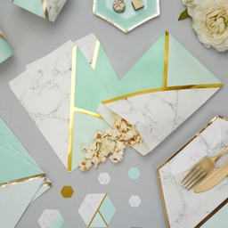 Show details for Sweetie Bag - Colour Block Marble - Mint Picture of Sweetie Bag - Colour Block Marble - Mint