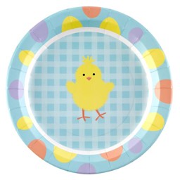 Show details for Easter Chick Paper Plates  Picture of Easter Chick Paper Plates