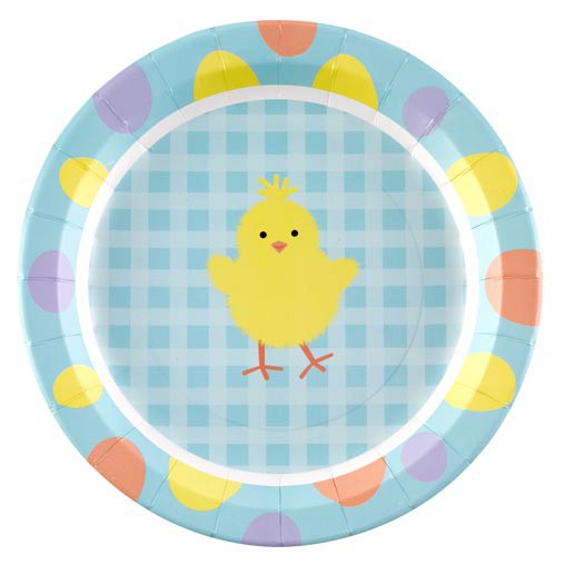 Picture of Easter Chick Paper Plates 