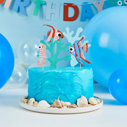 Picture of Fish & Coral Cake Topper Set