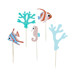 Picture of Fish & Coral Cake Topper Set