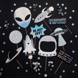 Picture of Space Party Photo Booth Props
