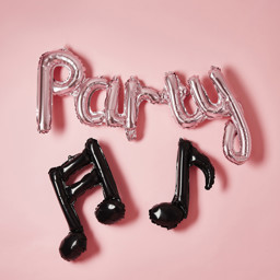 Picture of Party & Musical Note Foil Balloon Garland