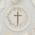 Picture of Gold Cross Foiled Paper Plates