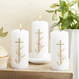 Picture of Communion Candle With Cross