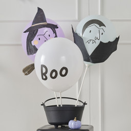 Show details for Boo Crew Character Balloons Picture of Boo Crew Character Balloons