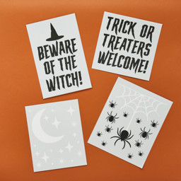 Show details for Trick or Treat Window Clings Picture of Trick or Treat Window Clings