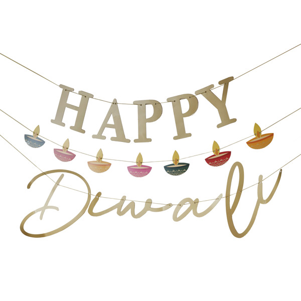 Picture of Happy Diwali Gold Bunting