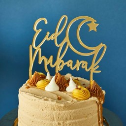 Picture of Eid Mubarak Acrylic Gold Cake Topper