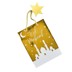 Picture of Gold Eid Gift Bag with Star Tags