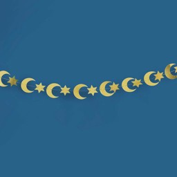 Picture of Moon & Stars Gold Card Banner