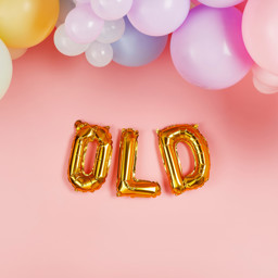 Show details for OLD Balloon Garland Picture of OLD Balloon Garland