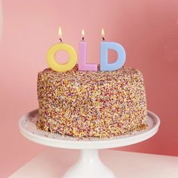 Picture of OLD Cake Candles