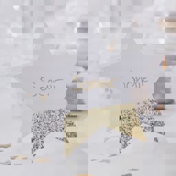 Show details for Gold Glitter Star Place Cards Picture of Gold Glitter Star Place Cards