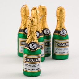 Picture of Chocolate Champagne Bottles