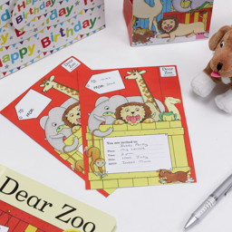 Picture of Dear Zoo Party Invitations
