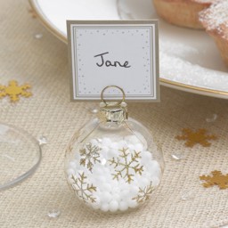 Picture of Winter Wonderland - Bauble Placecard Holders