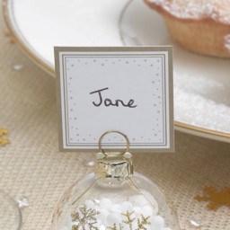 Show details for Winter Wonderland - Square Placecards Picture of Winter Wonderland - Square Placecards