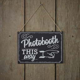 Show details for Vintage Affair - Chalkboard - Wooden Photo Booth Sign Picture of Vintage Affair - Chalkboard - Wooden Photo Booth Sign