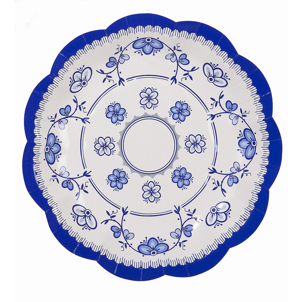 Picture of Party Porcelain - Blue Small Plates