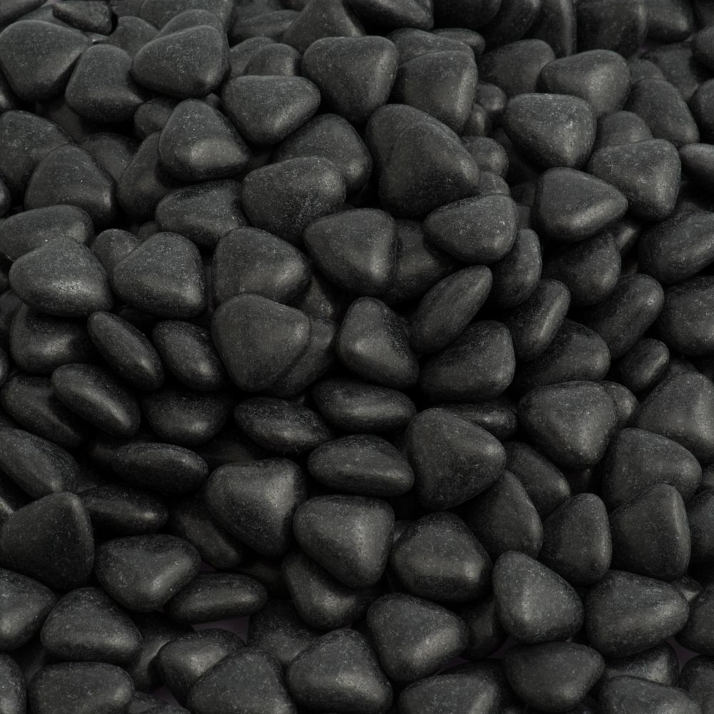 Picture of Mini Dragee Hearts Black