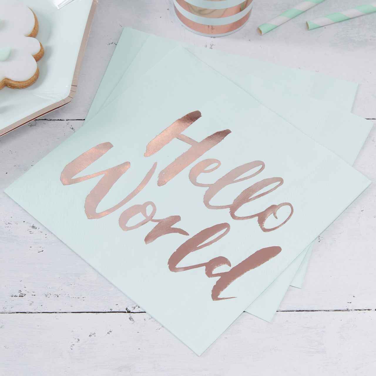 Picture of Hello World Paper Napkins