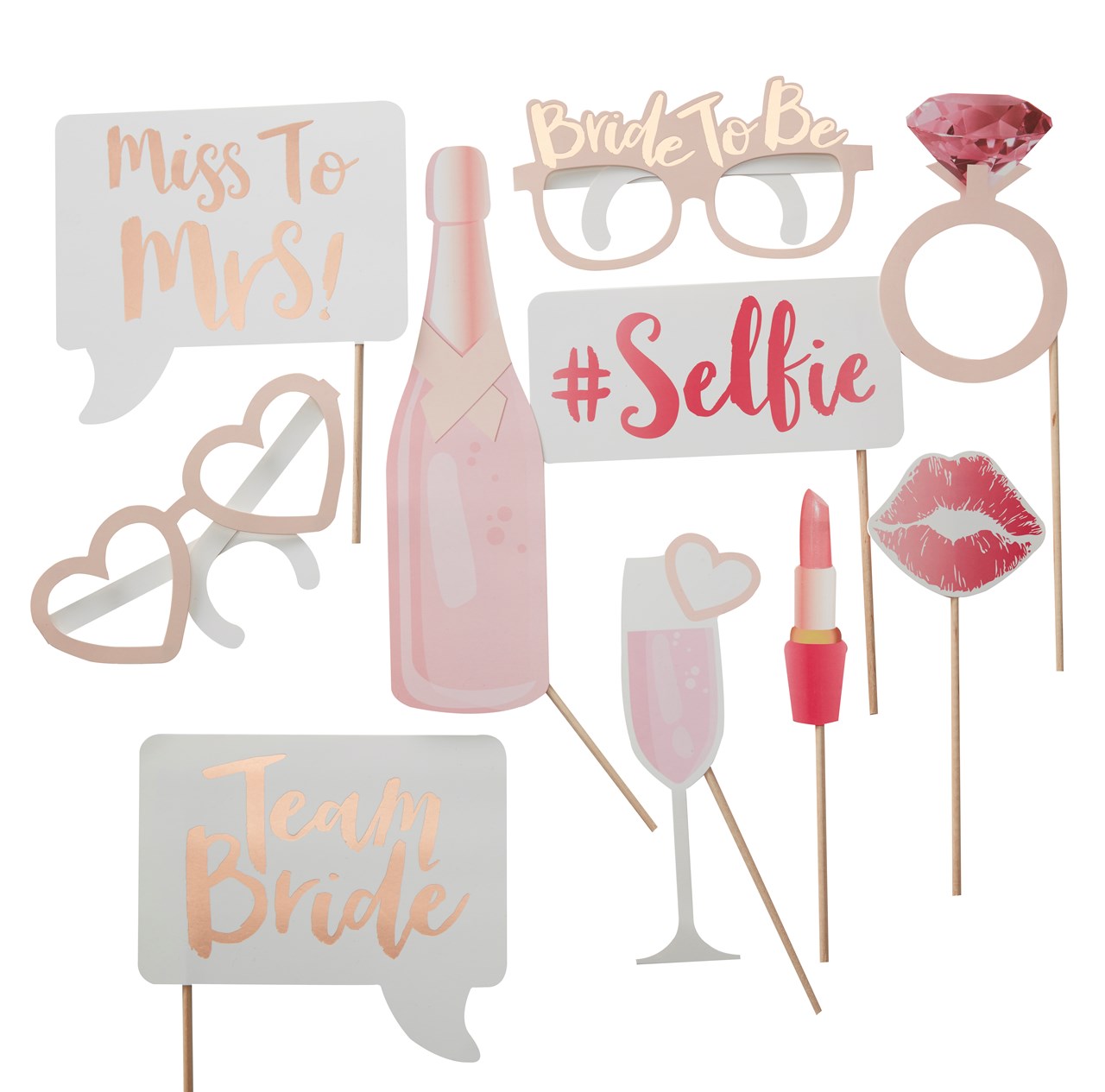 Picture of Team Bride Photo Booth Props