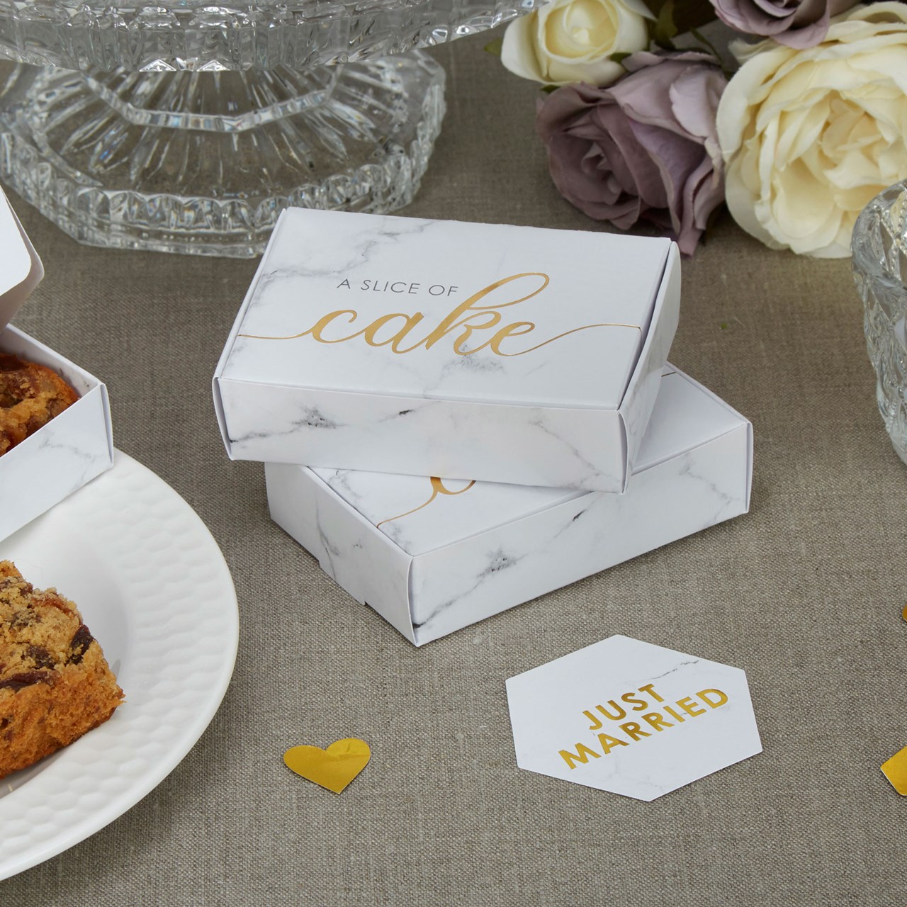 Picture of Cake Boxes - Scripted Marble