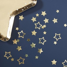 Picture of Gold Foiled Star Shaped Table Confetti